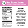 image:imageV8 Beet Ginger Lemon 100 Vegetable Juice 46 fl oz BottleBeet Ginger Lemon