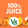 image:imageV8 Deliciously Green 100 Fruit and Vegetable Juice 46 fl oz BottlePeach Mango