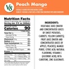 image:imageV8 Deliciously Green 100 Fruit and Vegetable Juice 46 fl oz BottlePeach Mango