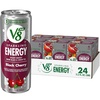 image:imageV8 Energy Sparkling Orange Pineapple Juice Energy Drink 115 fl oz Can 4 PackBlack Cherry