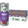 image:imageV8 Energy Sparkling Orange Pineapple Juice Energy Drink 115 fl oz Can 4 PackSparkling Pomegranate Blueberry