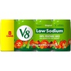 image:imageV8 Low Sodium Original 100 Vegetable Juice Vegetable Blend with Tomato Juice 115 FL OZ Can Pack of 24Low Sodium Original