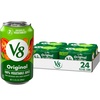 image:imageV8 Low Sodium Original 100 Vegetable Juice Vegetable Blend with Tomato Juice 115 FL OZ Can Pack of 24Original