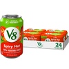 image:imageV8 Low Sodium Original 100 Vegetable Juice Vegetable Blend with Tomato Juice 115 FL OZ Can Pack of 24Spicy Hot