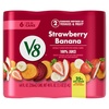 image:imageV8 Strawberry Banana 100 Fruit and Vegetable Juice 8 fl oz Can 24 PackStrawberry Banana