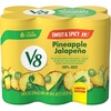 image:imageV8 Deliciously Green 100 Fruit and Vegetable Juice 46 fl oz BottlePineapple Jalapeno