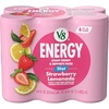 image:imageV8 Energy Peach Mango Energy Drink 8 fl oz Can 12 PackDiet Strawberry Lemonade