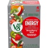 image:imageV8 Energy Sparkling Strawberry Kiwi Juice Energy Drink 115 fl oz Can 4 PackPack of 4 115 Fl Oz