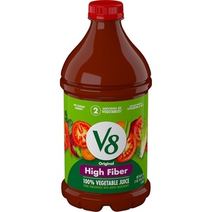 image:imageV8 High Fiber Original 100 Vegetable Juice 46 fl oz Bottle