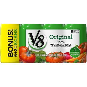 image:imageV8 Original 100 Vegetable Juice 55 fl oz Can 48 PackOriginal
