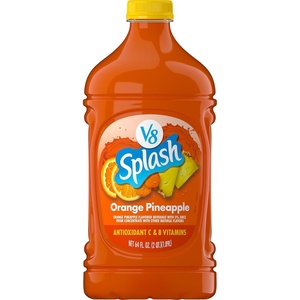 image:imageV8 Splash Watermelon Cherry Flavored Juice Beverage 64 fl oz Bottle 6 PackOrange Pineapple